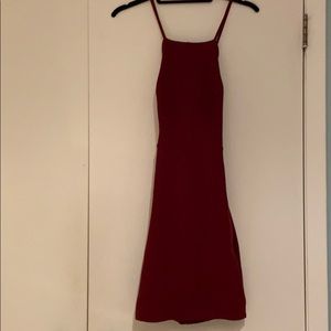 Lulu’s burgundy bodycon dress